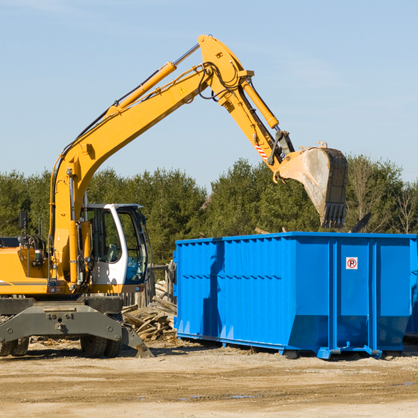 what size residential dumpster rentals are available in Pittsburg KY